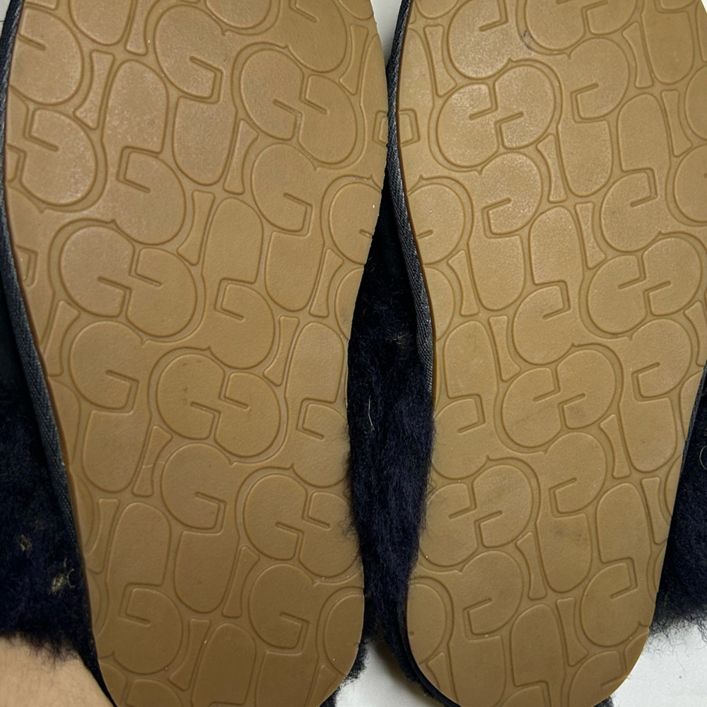 UGG Australia Women's Scuff Sis Slippers Black Size 5 - Picture 6 of 7